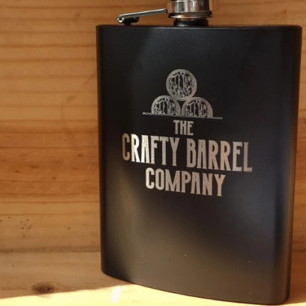 8oz Engraved Stainless Steel Hip Flask – Classic Gift for Any Occasion