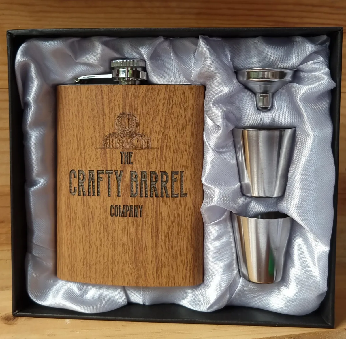 gifts 8oz Stainless Steel Hip Flask Gift Set – Perfect for Gifting & Celebrations - Image 2