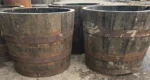 10-Pack of Oak Quarter Cask Barrel Planters (18" x 22") – UK Mainland Delivery Included - Image 3